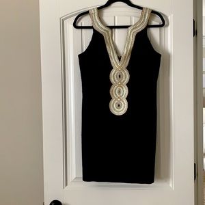 Lilly Pulitzer Blue Halter Sheath Mini Dress